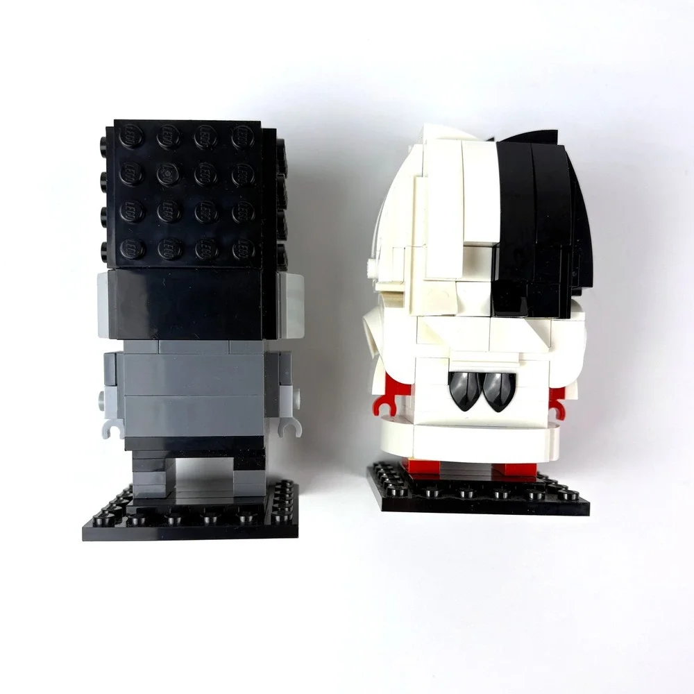 Lego Brick Headz Universal Frankenstein 40422 Disney Cruella deVil No Box/Manual